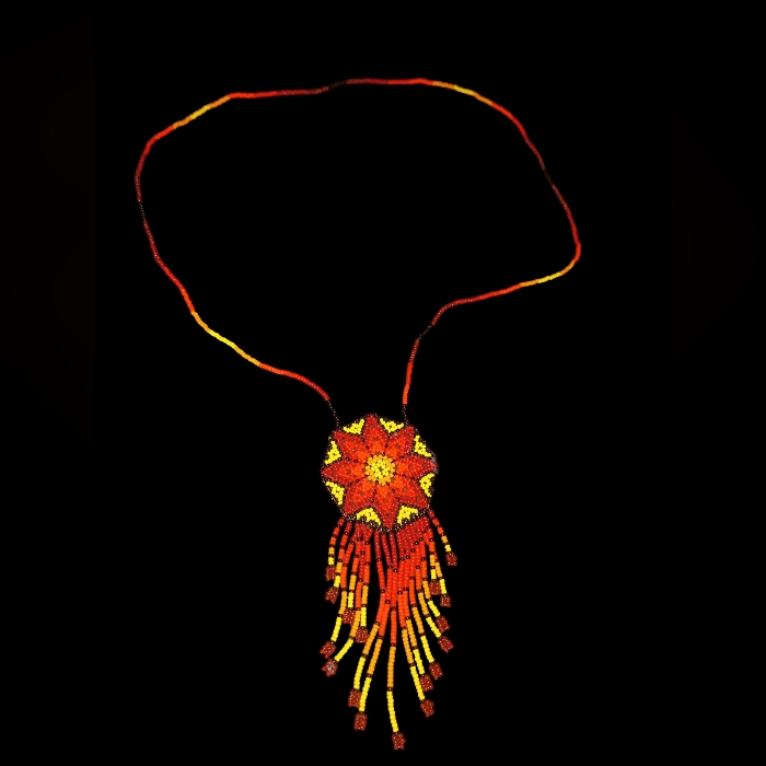 Hand Beaded Huichol Necklace